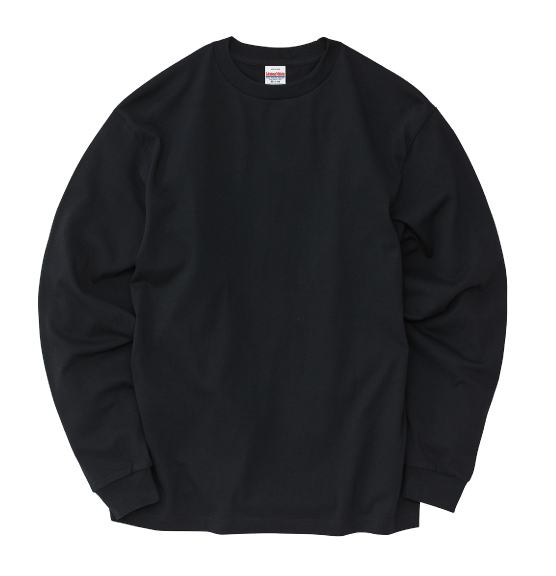 6.0オンス オーセンティック オープンエンド ヘヴィーウェイト ロングスリーブ Tシャツ（2.1インチリブ）